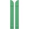 Ekena Millwork Americraft 2-Board (2 Batten) Wood Joined Board-n-Batten Shutters w/ Arch Top, ARW101BQ207X77LPH, PR ARW101BQ207X77LPH - alternate 1